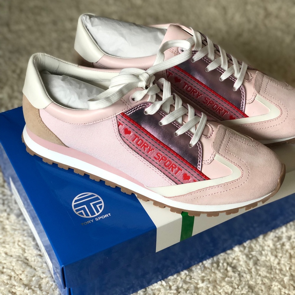NIB Tory Burch Sport Banner Trainer Sneakers Sz 9